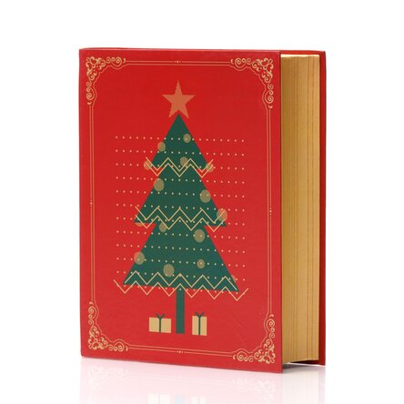 Weihnachtsgeschenkbox – Tannenbaum-Motiv