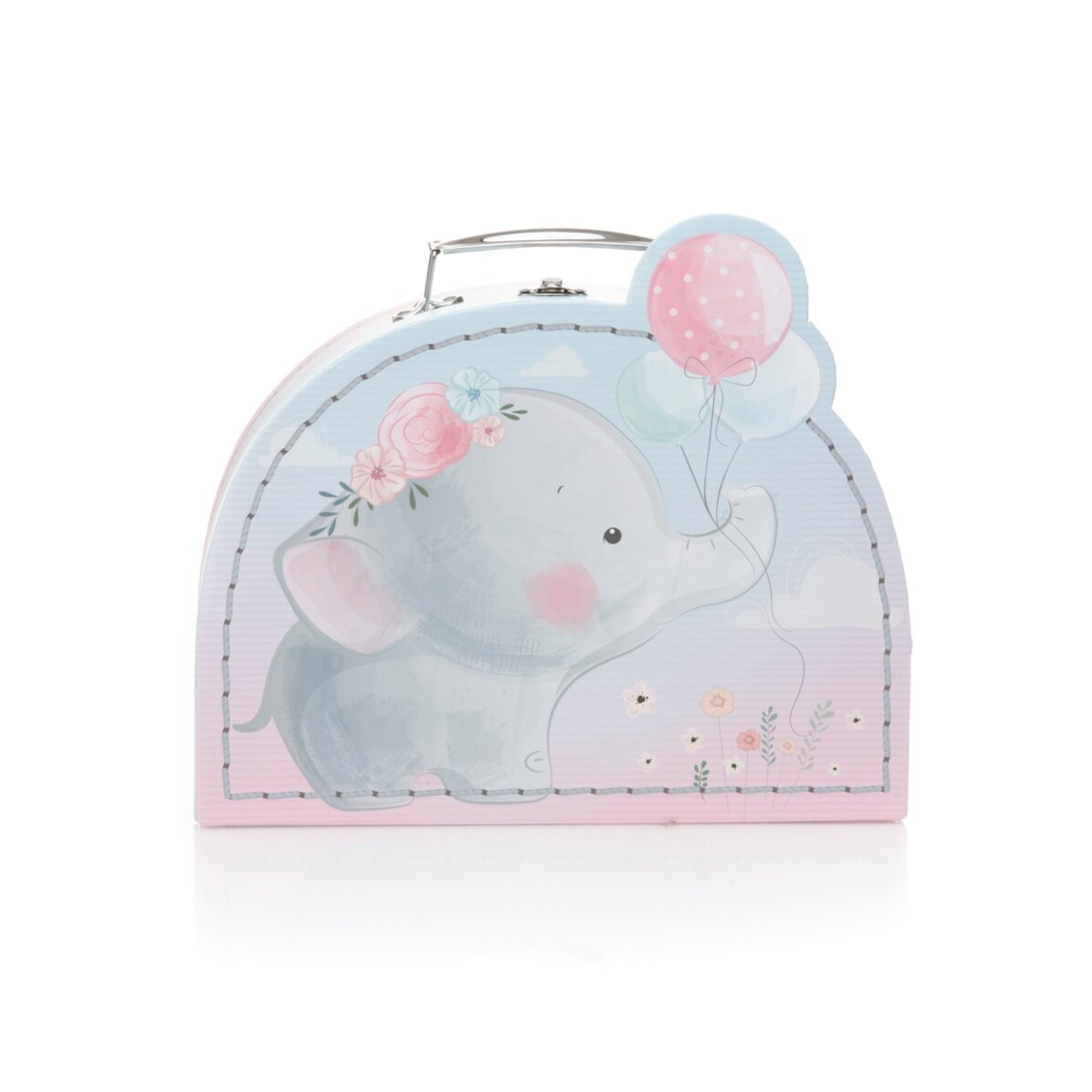 Geschenkbox für Kinder – Elefanten-Motiv
