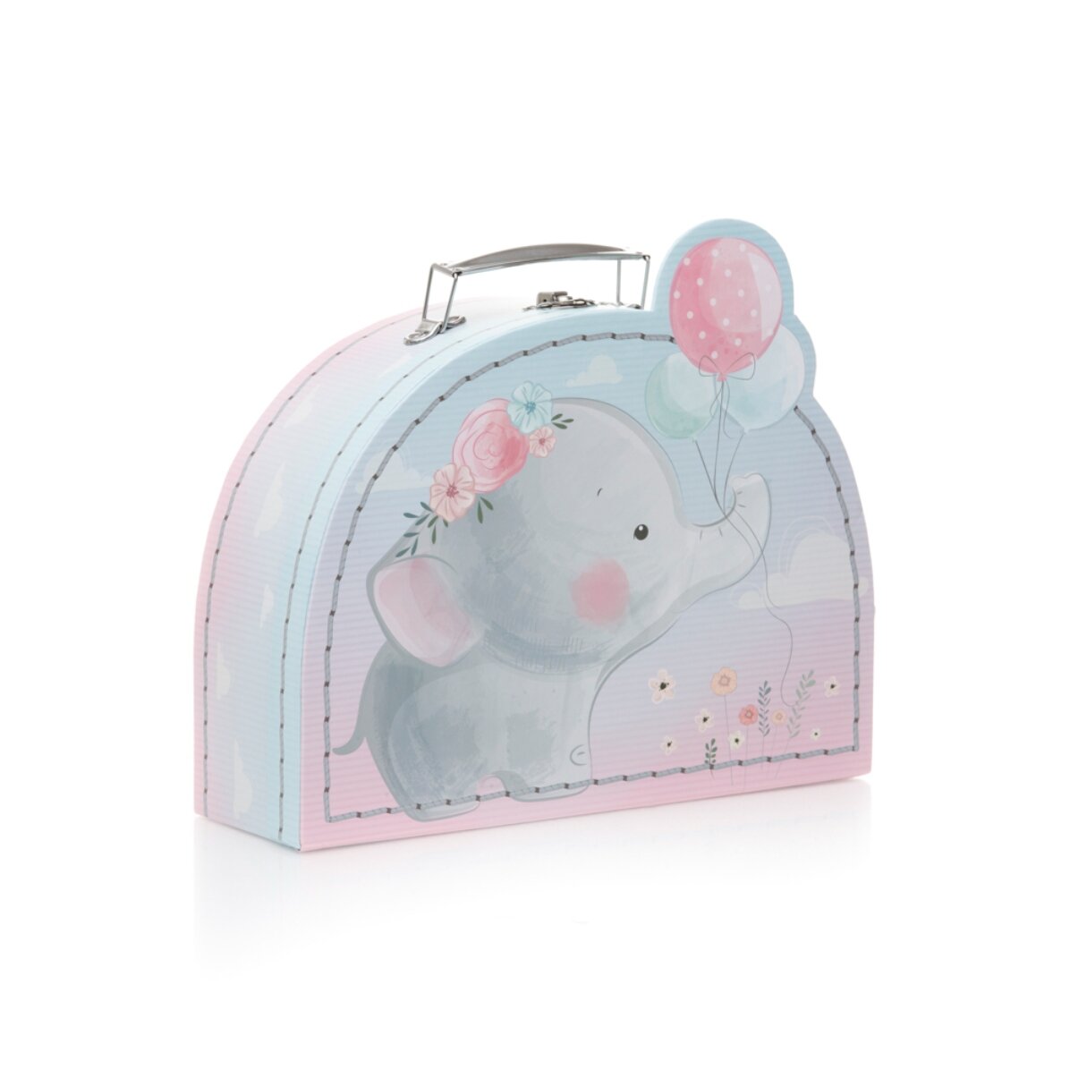 Geschenkbox für Kinder – Elefanten-Motiv