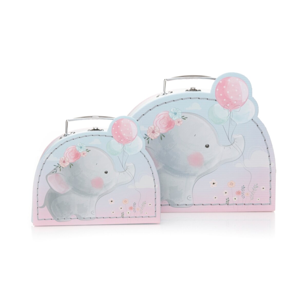Geschenkbox für Kinder – Elefanten-Motiv