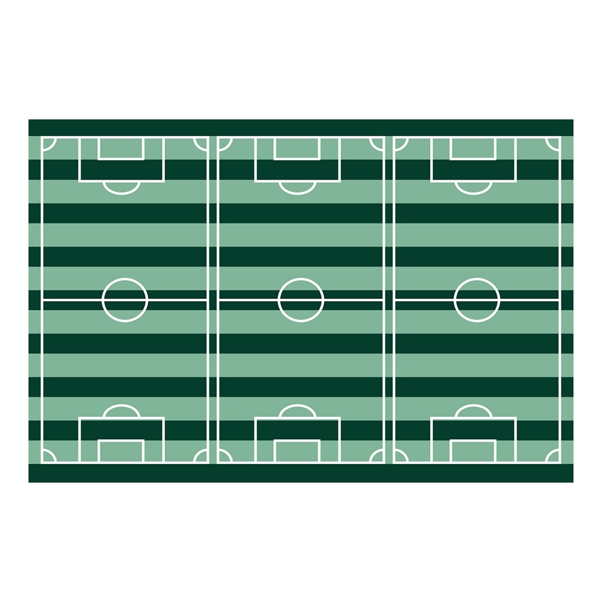 Tischdecke – Fußballplatz