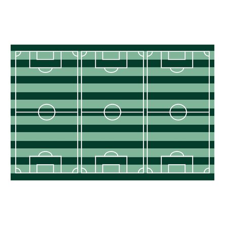 Tischdecke – Fußballplatz