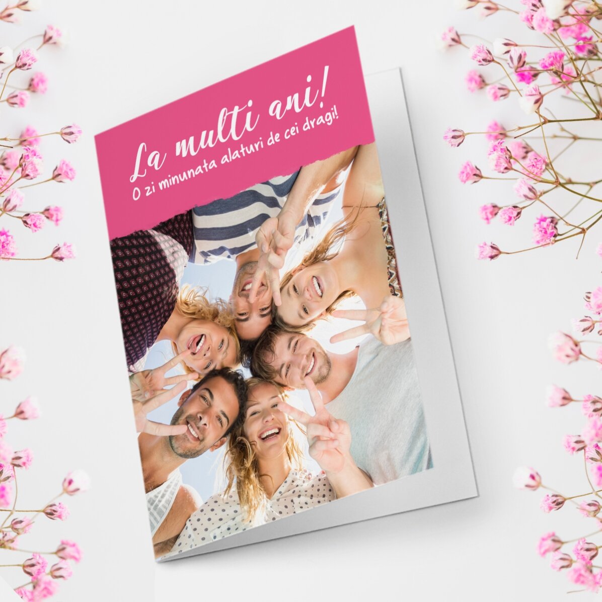 Personalisierte Grußkarte mit Foto und Text