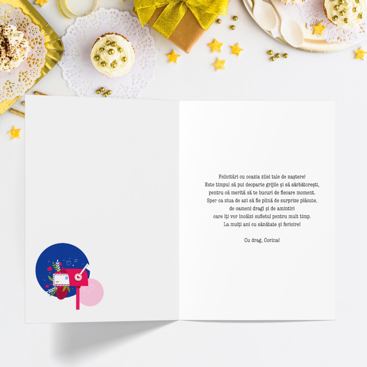 Personalisierte Grußkarte mit Text – Ein tolles Geschenk