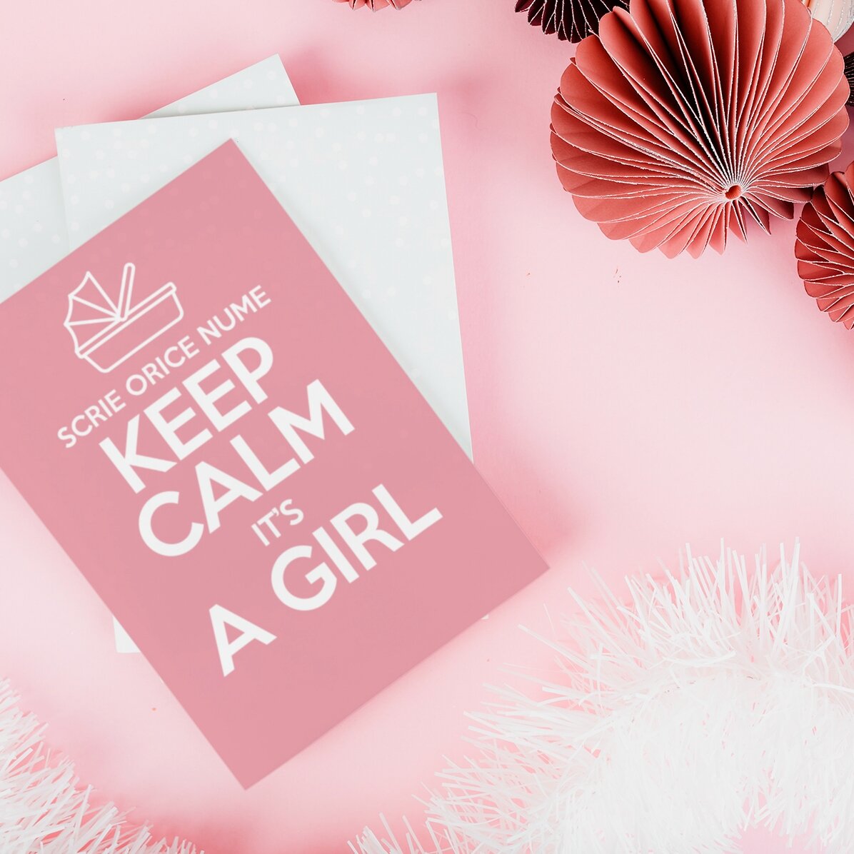 Personalisierte Grußkarte – KEEP CALM IT