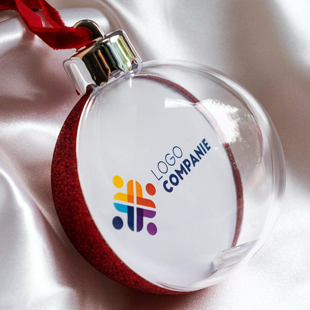 Personalisierter Globus mit Logo