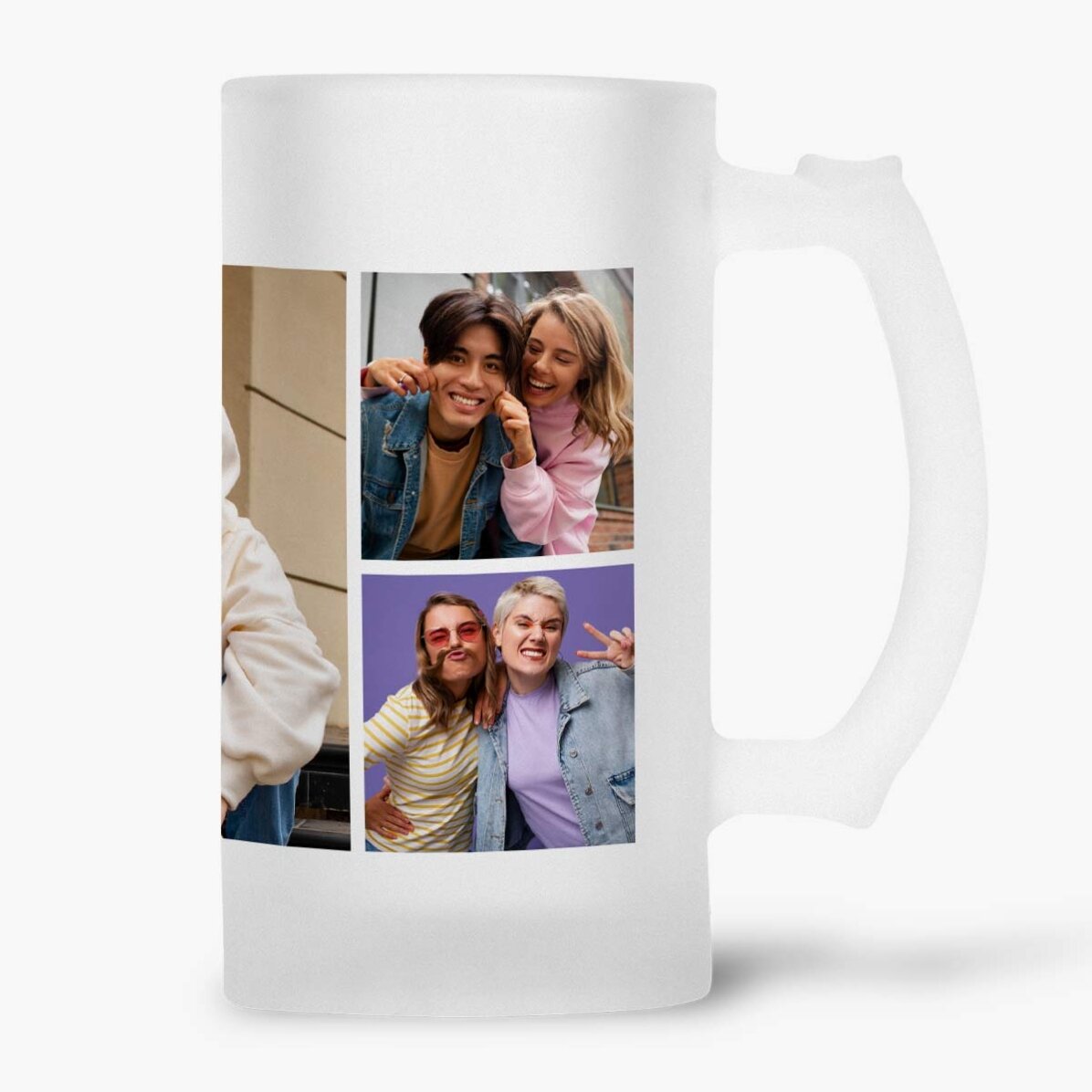 Personalisierter Bierkrug mit 5 Fotos