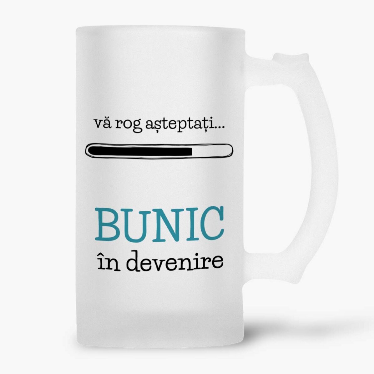 Personalisierter Bierkrug mit Aufdruck – „Opa in spe“