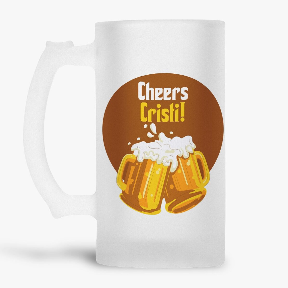 Personalisierter Bierkrug mit Aufdruck – Prost!
