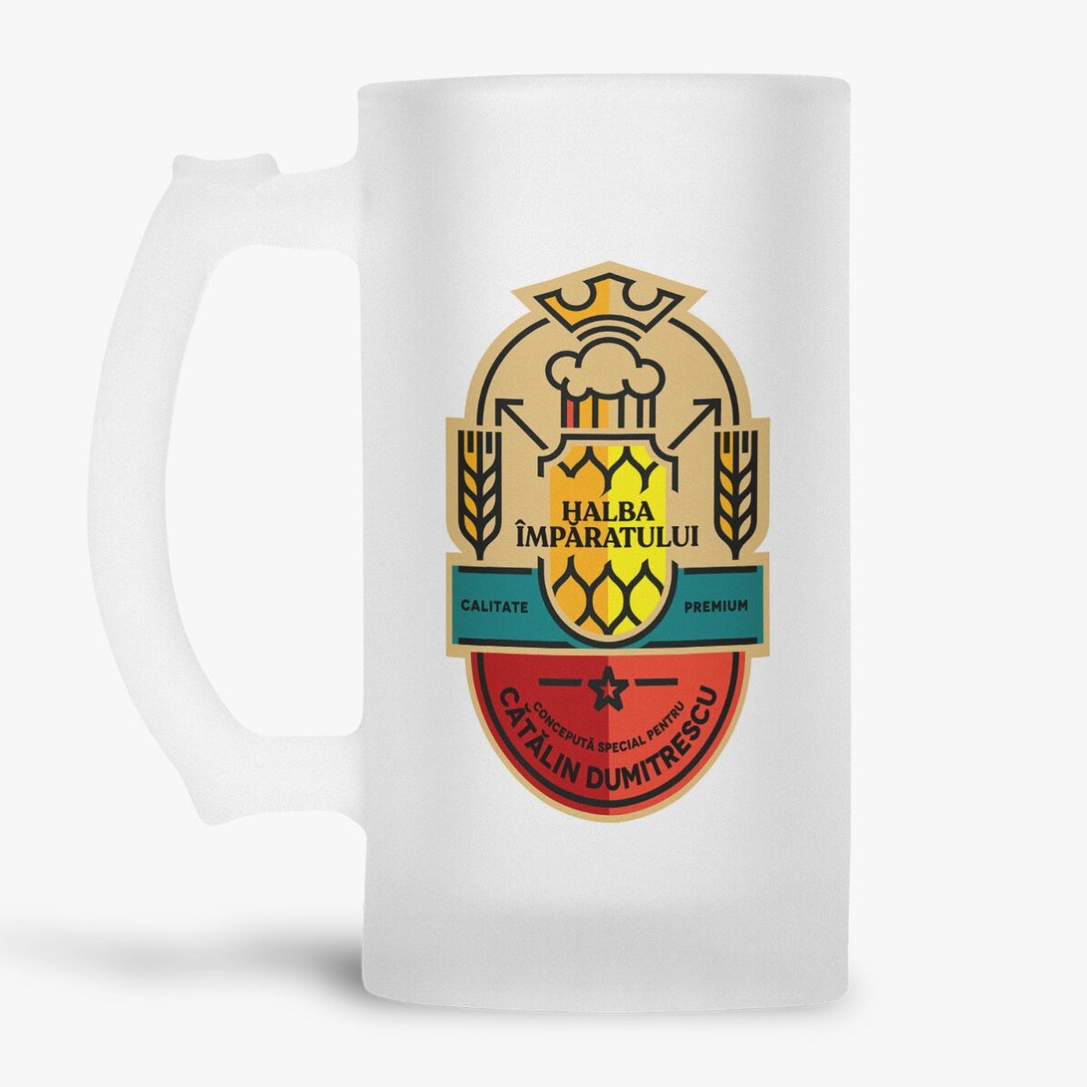 Personalisierter Bierkrug mit Text – Der Krug des Kaisers