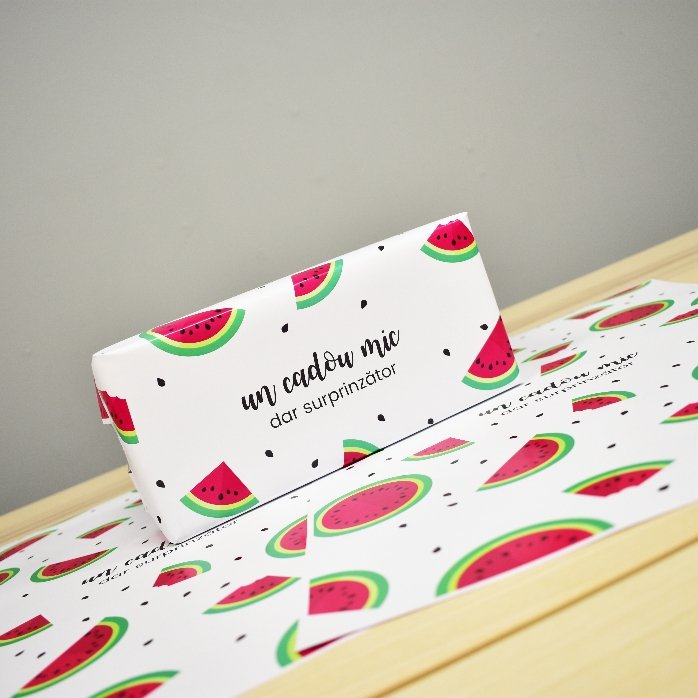 Individuell gestaltetes Geschenkpapier – Melonen