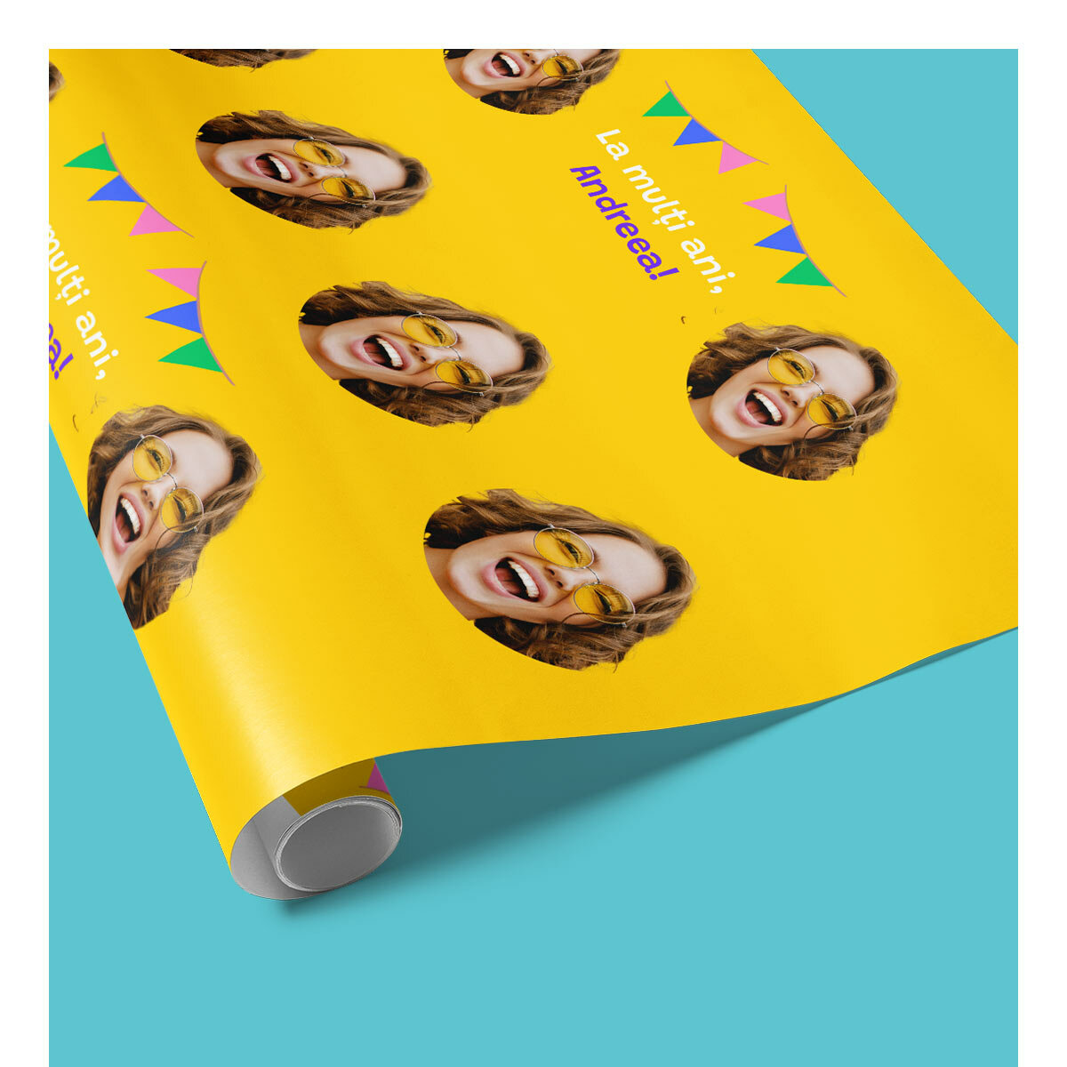 Personalisiertes Geschenkpapier