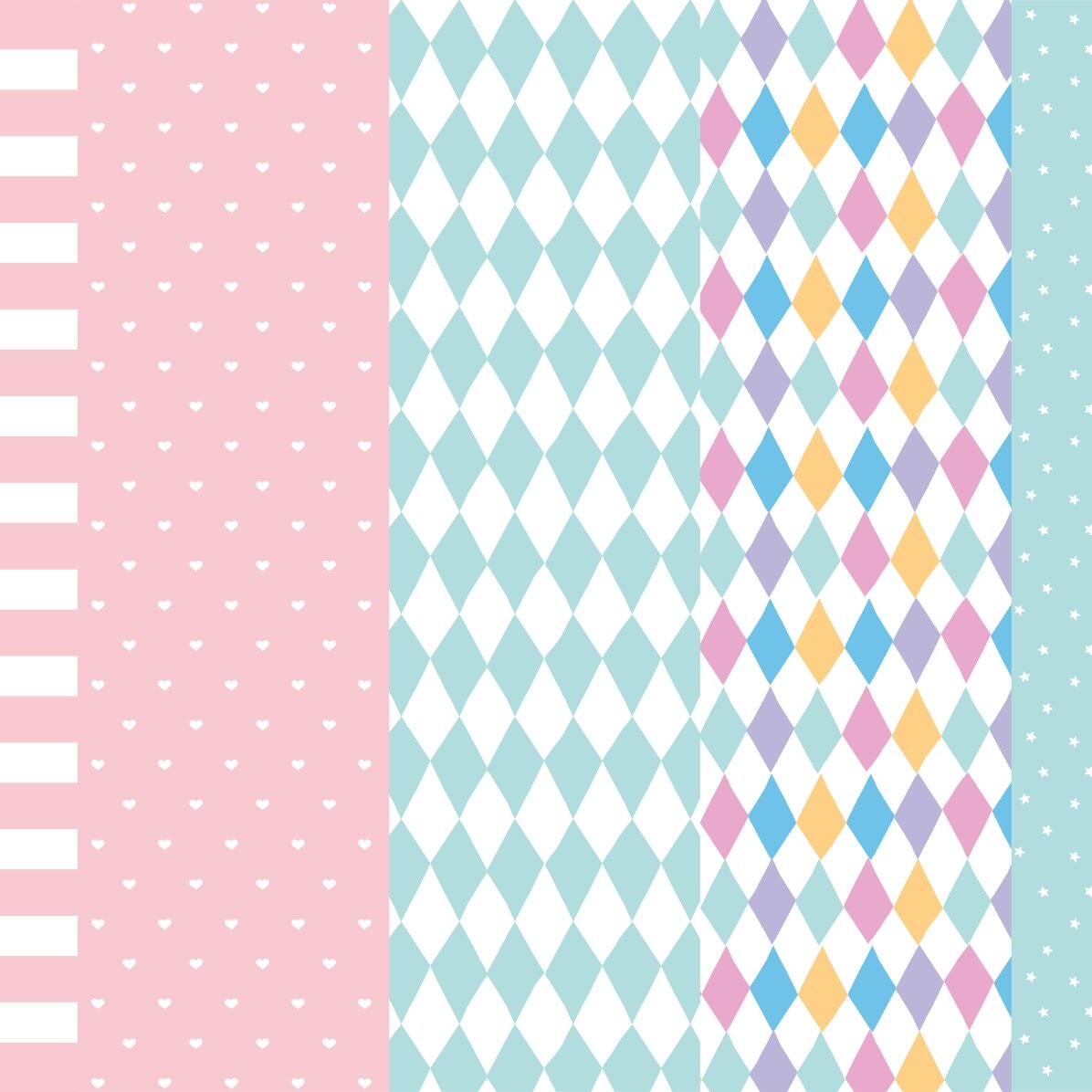 Geschenkpapier – bunte Mischung