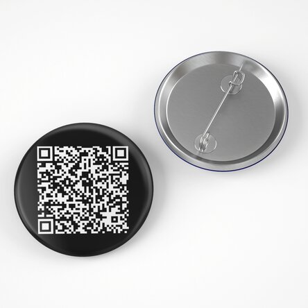 Personalisiertes Button mit QR-Code – Kontakt hinzufügen