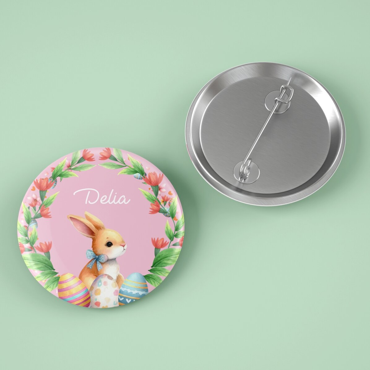 Personalisiertes Namensschild zu Ostern – Hase