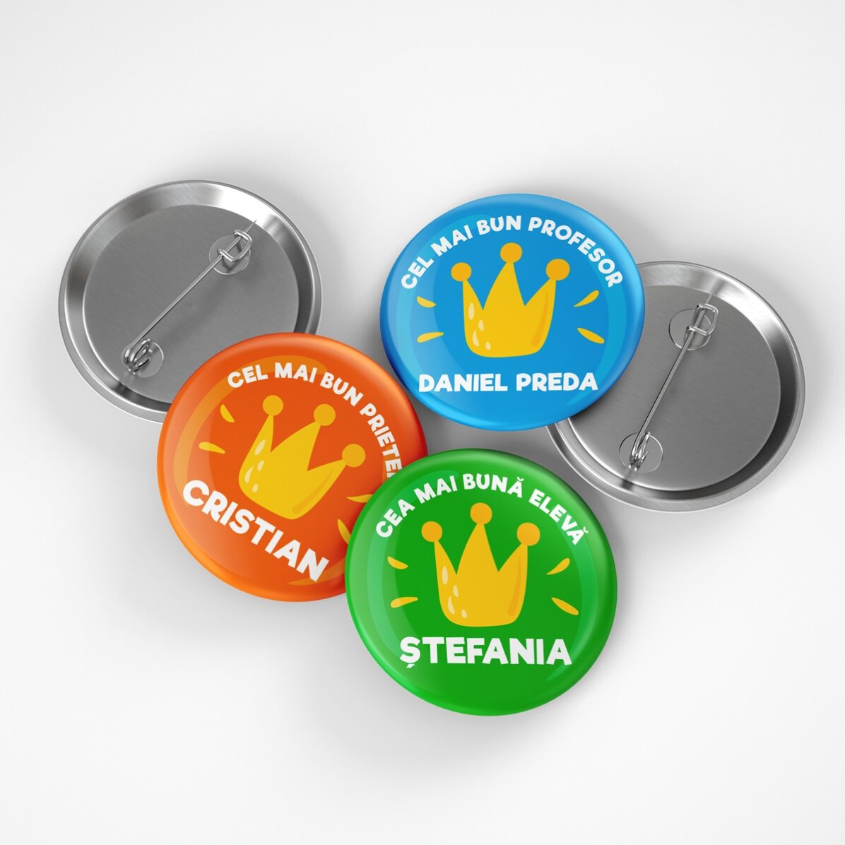 Personalisiertes Button mit Text – Der beste Freund