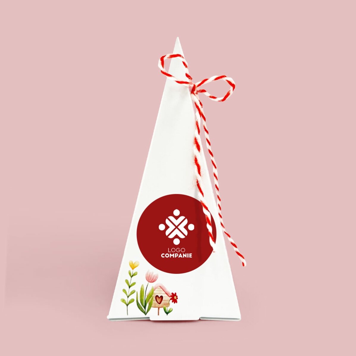 Individuell gestaltetes Blumenpflanz-Set mit Logo