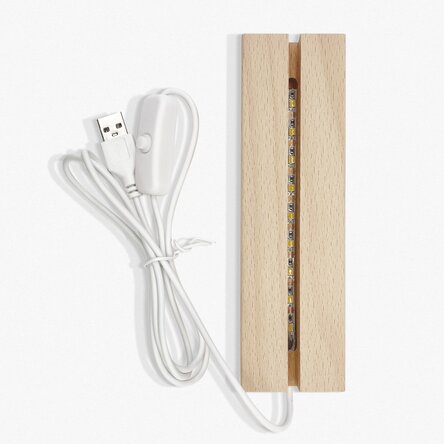 Individuell gestaltete LED-Nachtlampe mit Botschaft – „To the moon and back“