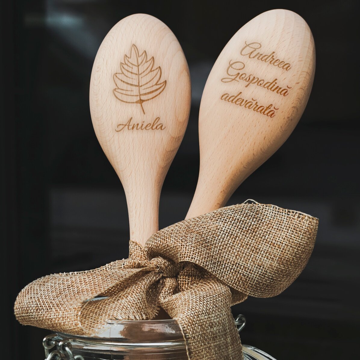 Personalisierter Holzlöffel – Herbstaromen