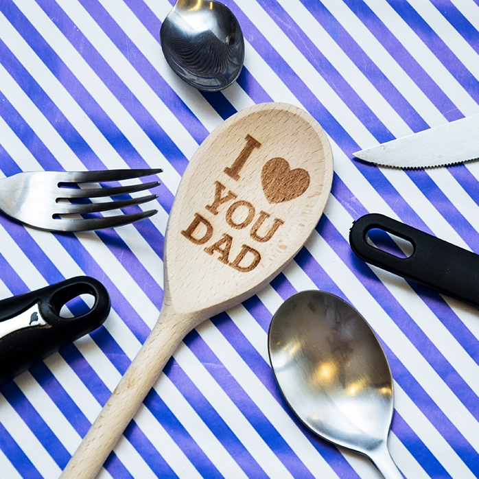 Personalisierter Holzlöffel – I love you