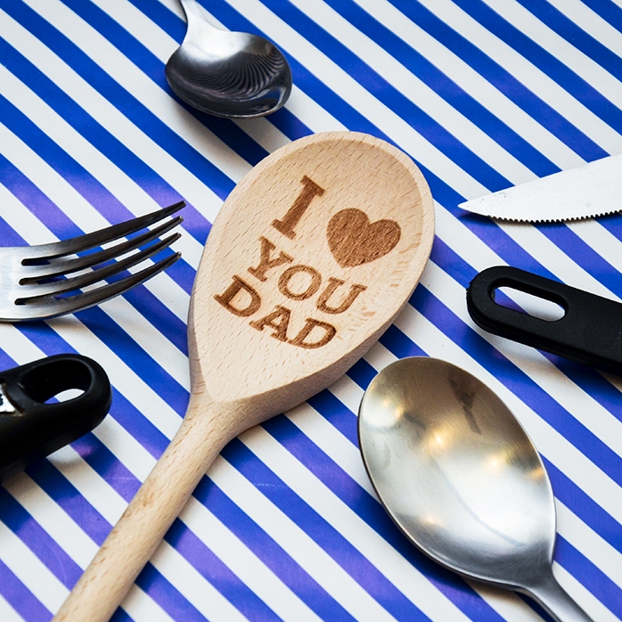 Personalisierter Holzlöffel – I love you