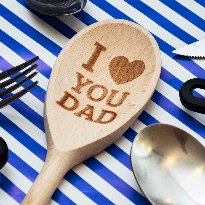 Personalisierter Holzlöffel – I love you