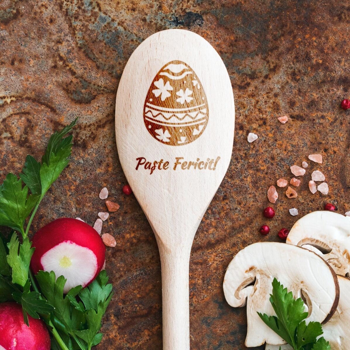 Personalisierter Holzlöffel – Pasta