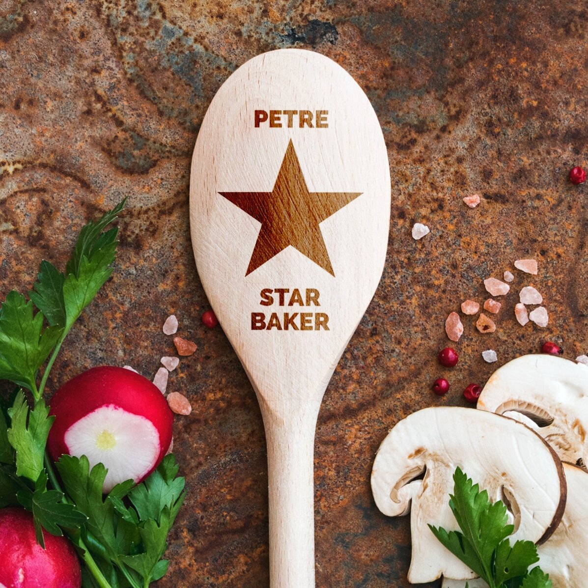 Personalisierter Holzlöffel – Der Star in der Küche