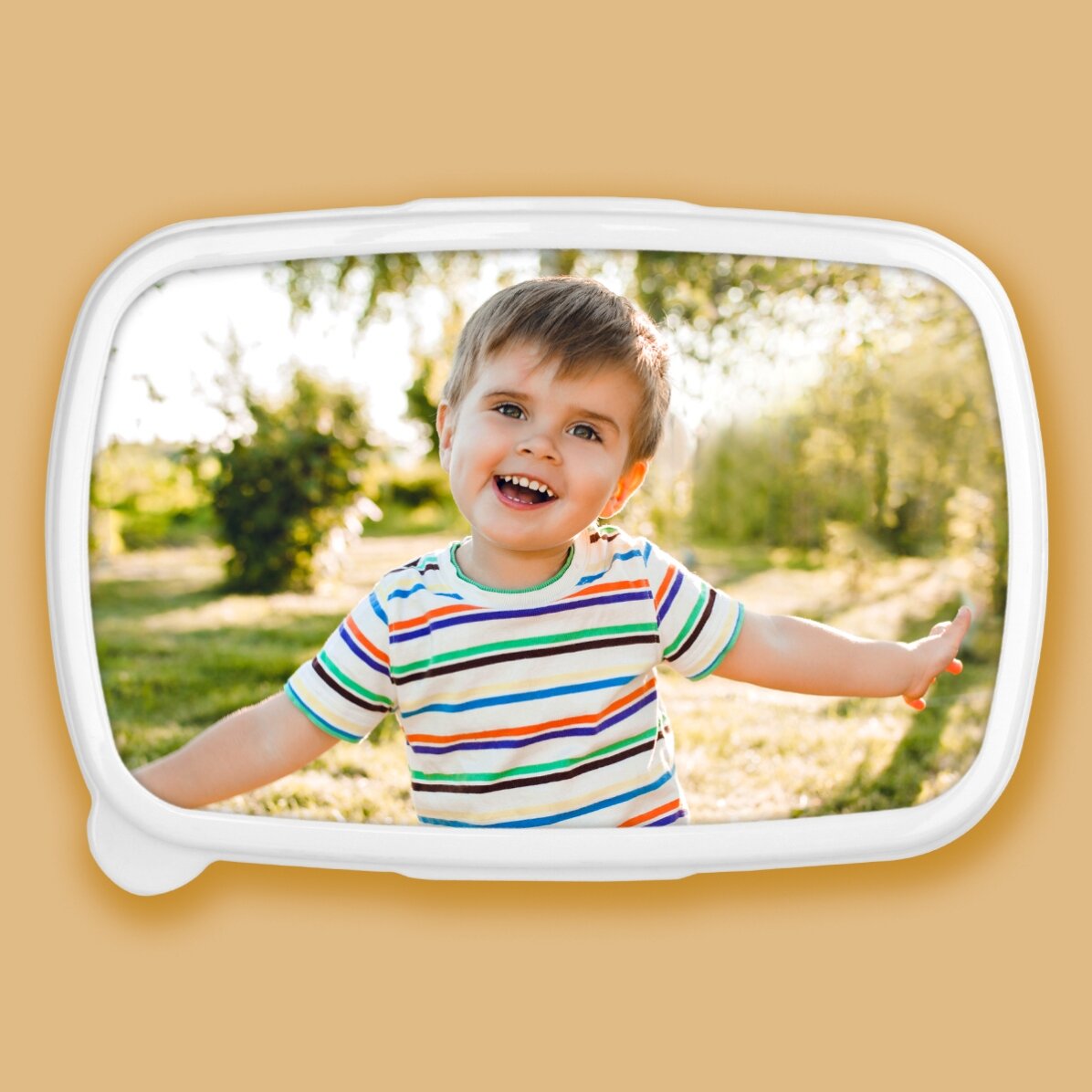 Lunchbox, personalisierte Auflaufform mit Foto