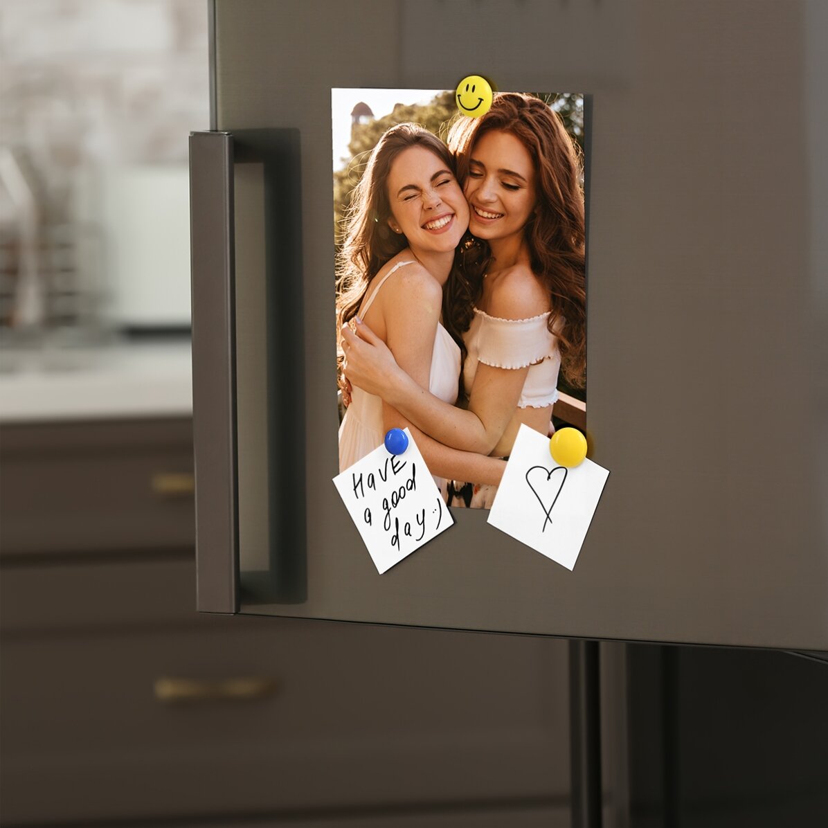 Individuell gestalteter Magnet (10 x 15 cm) mit einem Foto