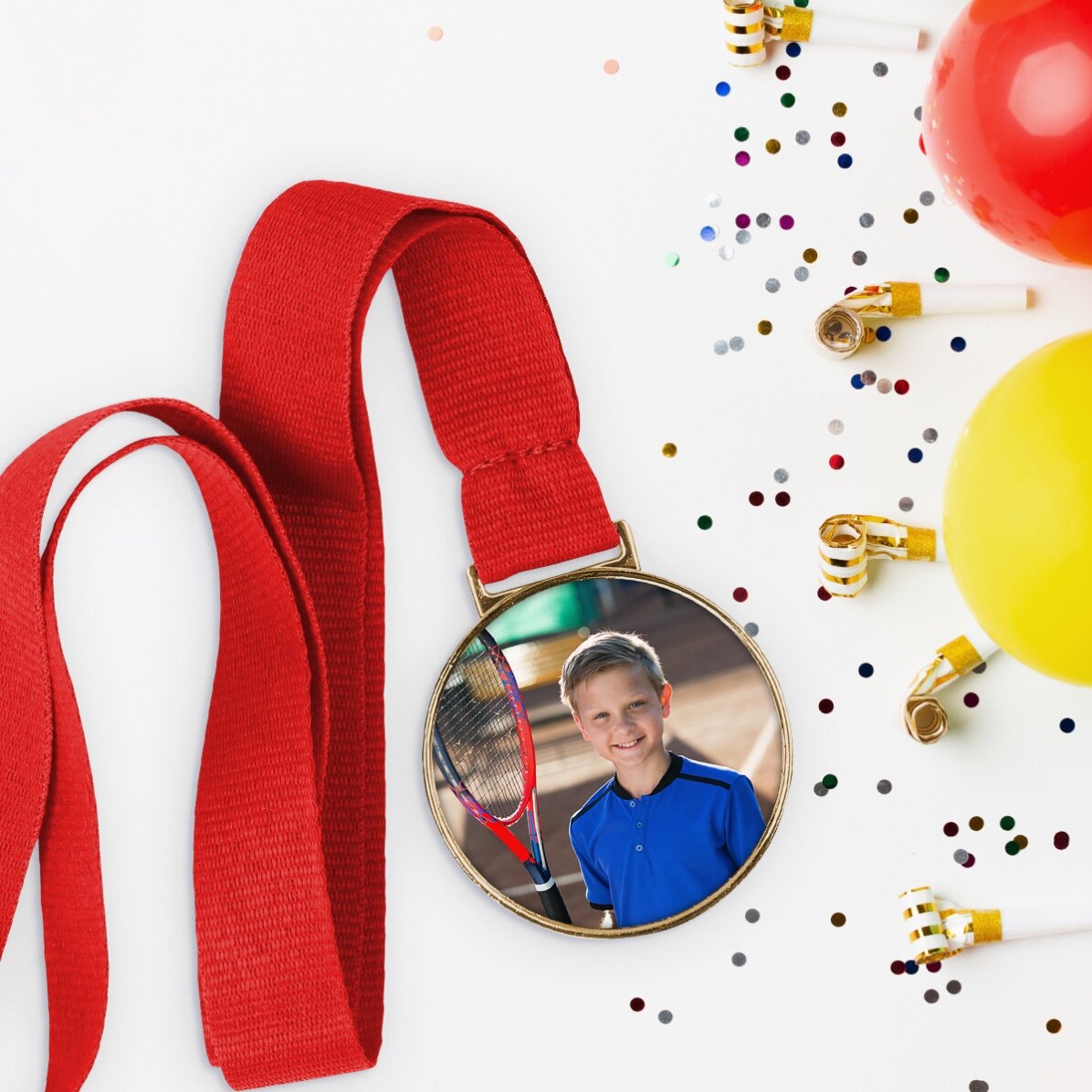 Personalisierte Medaille mit einem Foto