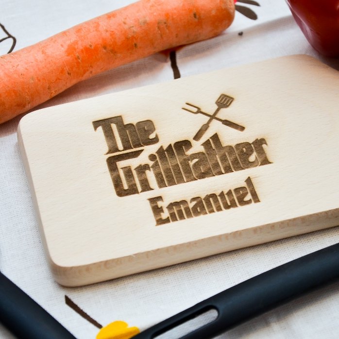 Individuell gestaltetes Mini-Schneidebrett – The Grillfather