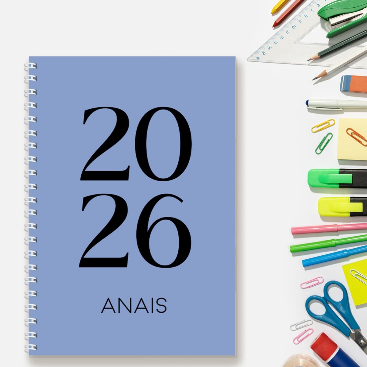 Personalisiertes Notizbuch mit Text – Daily Diary