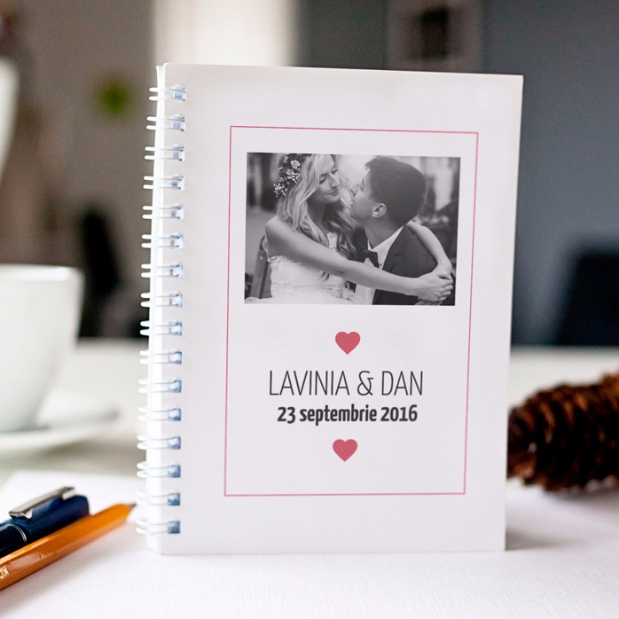 Personalisiertes Notizbuch – Love Story