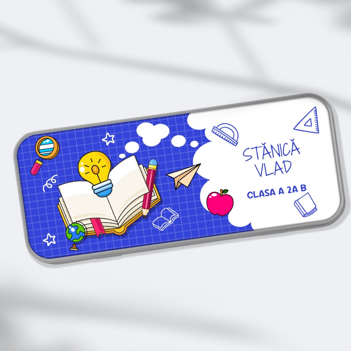 Personalisiertes Federmäppchen mit Text – Learning Path