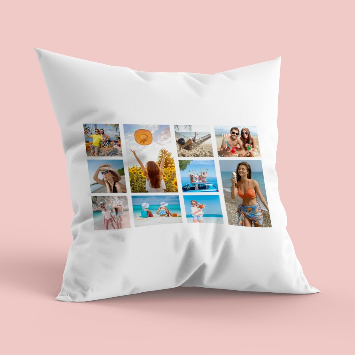 Personalisiertes Kissen mit 10 Fotos
