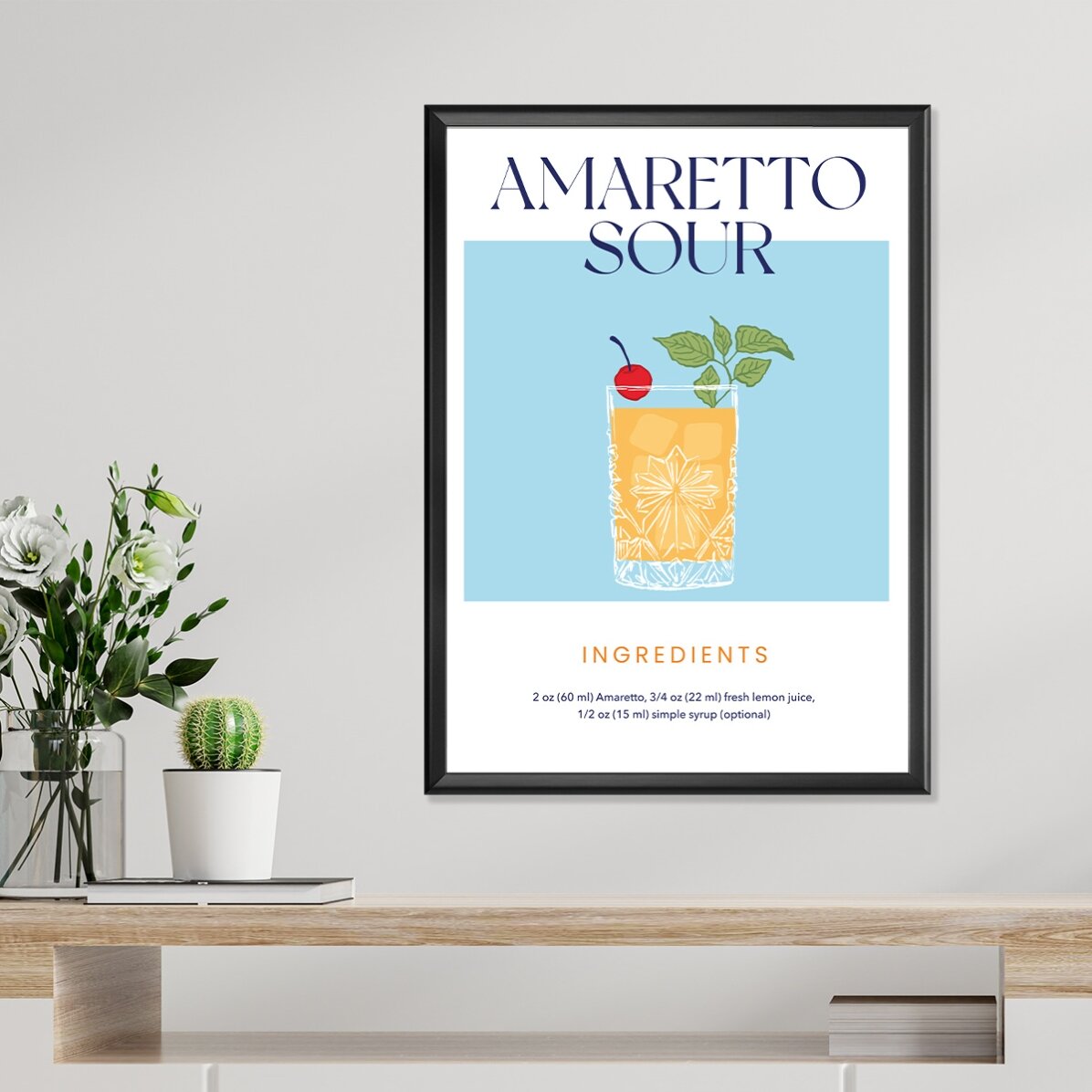 Poster „Amaretto Sour“