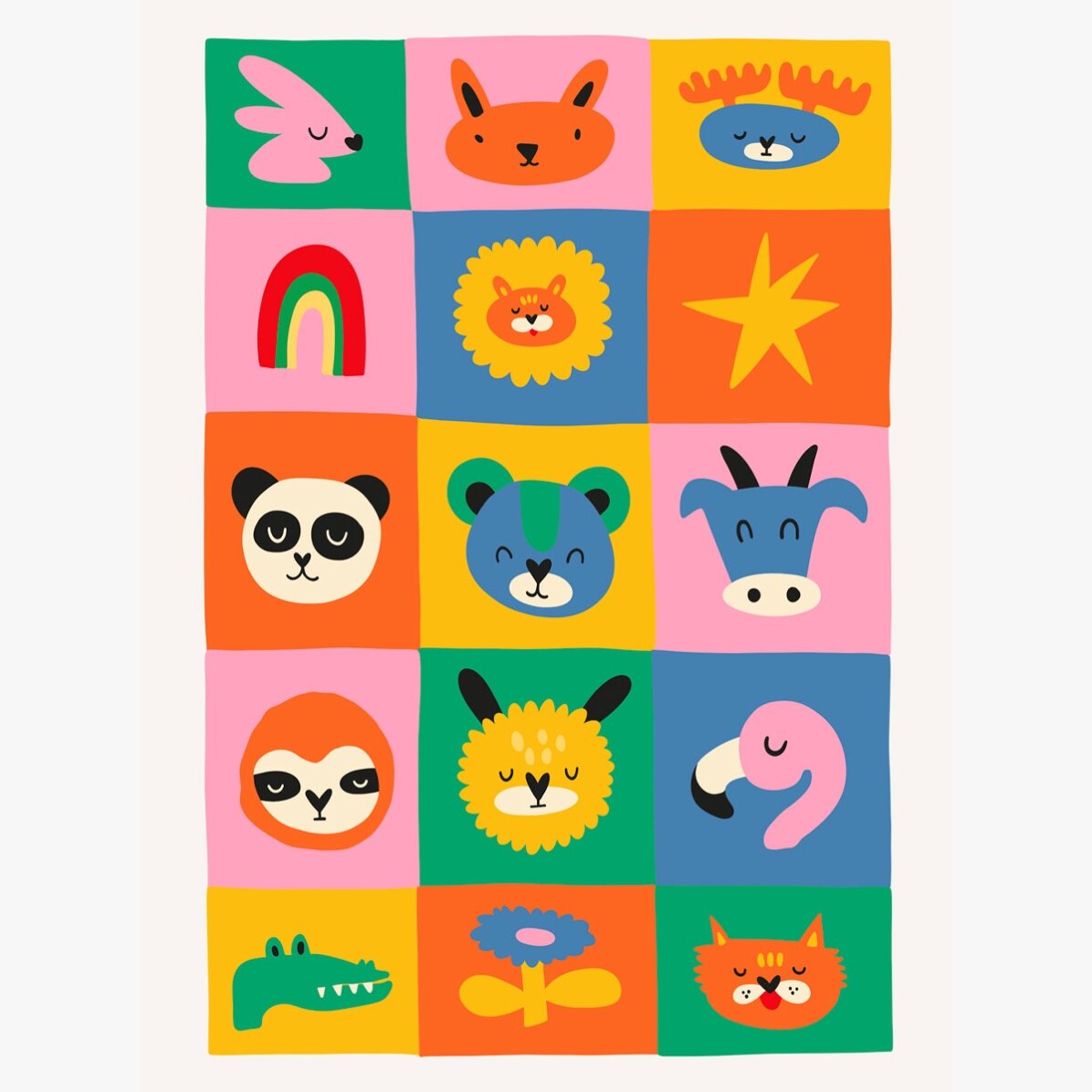 Poster „Tiere“