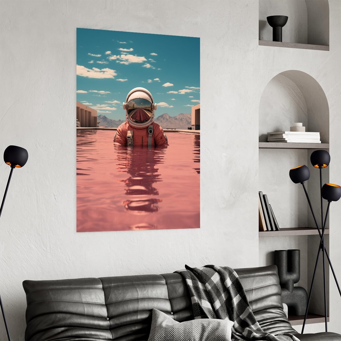 Astronauten-Poster