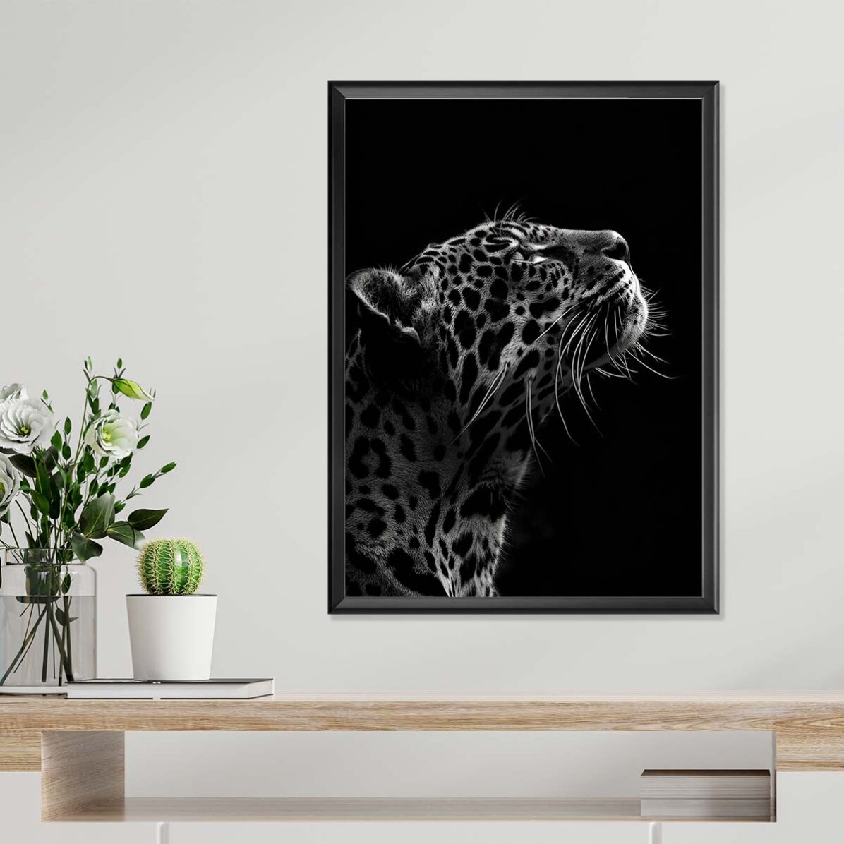 Poster „Black and White Jaguar“