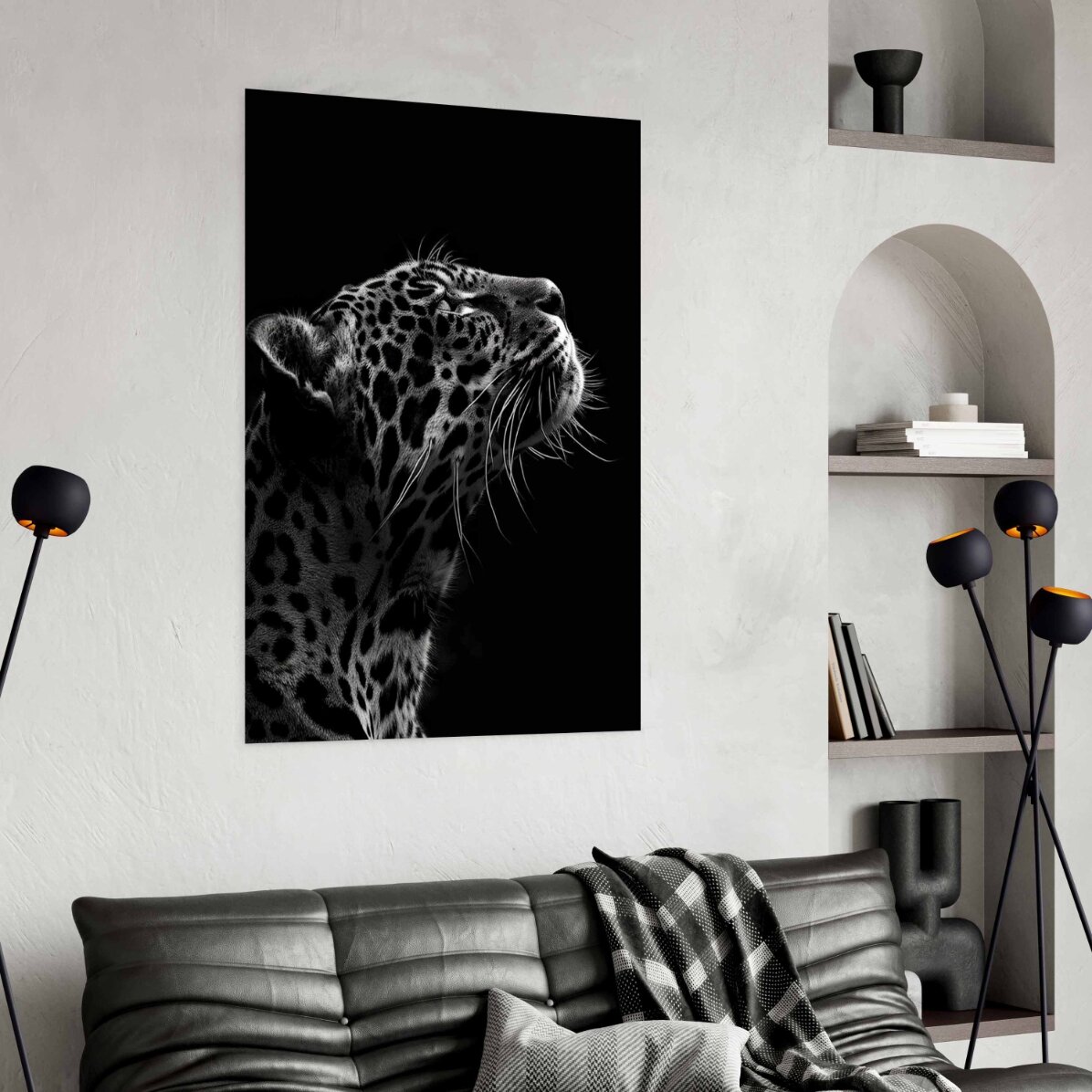 Poster „Black and White Jaguar“