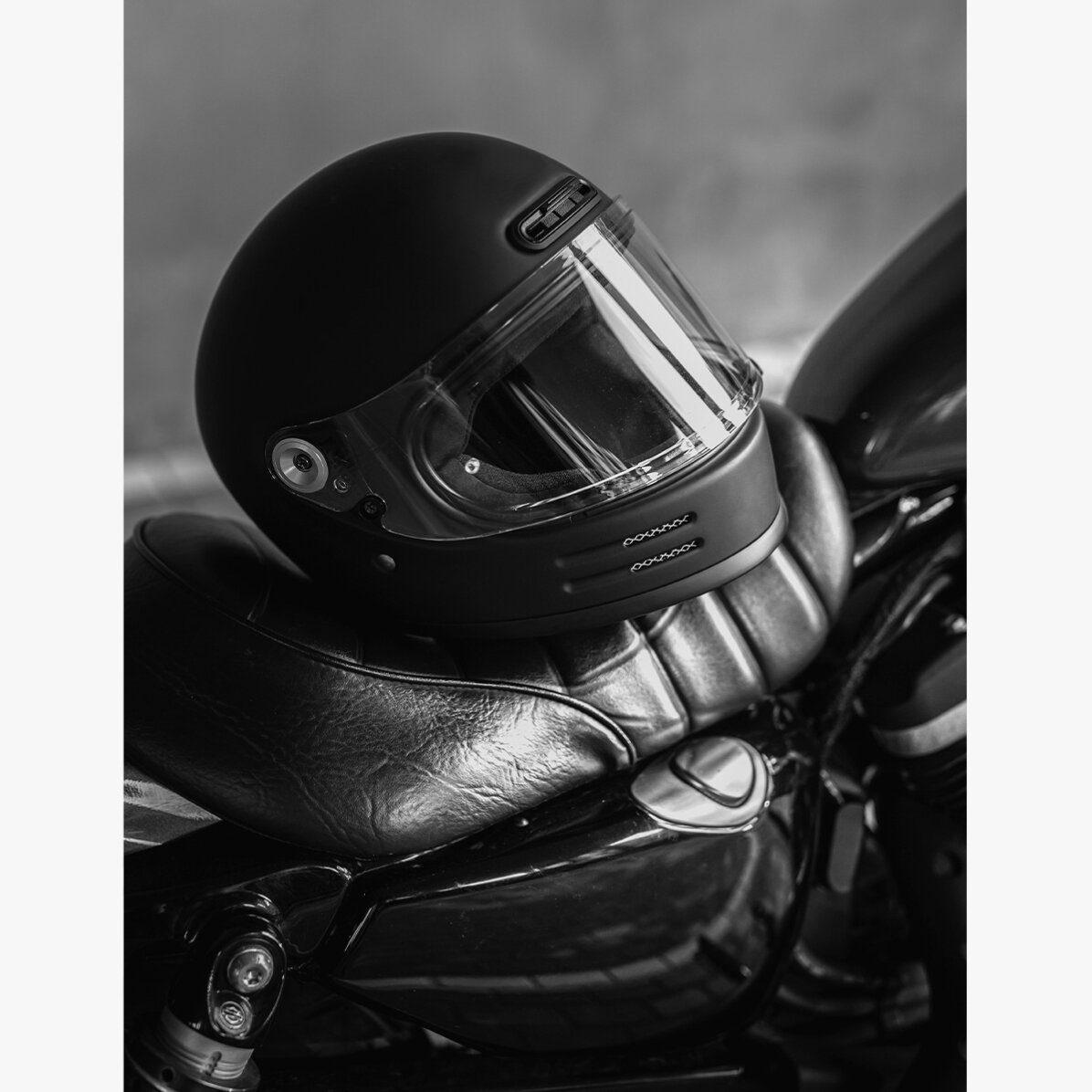 Poster: Motorradhelm