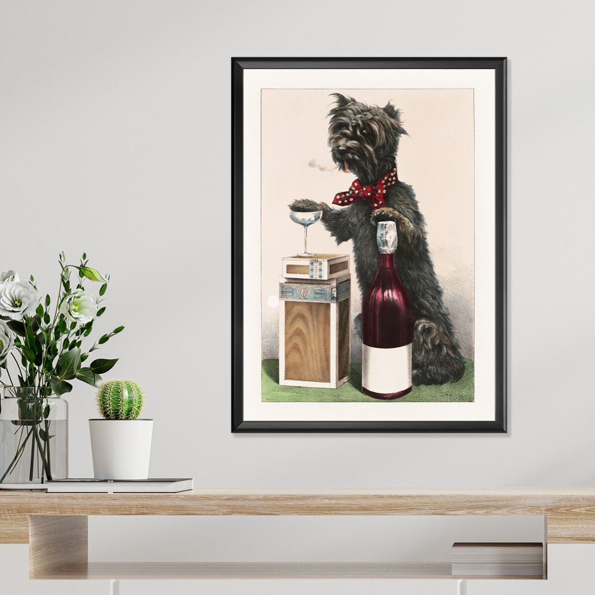 Poster „Fröhlicher Welpe“