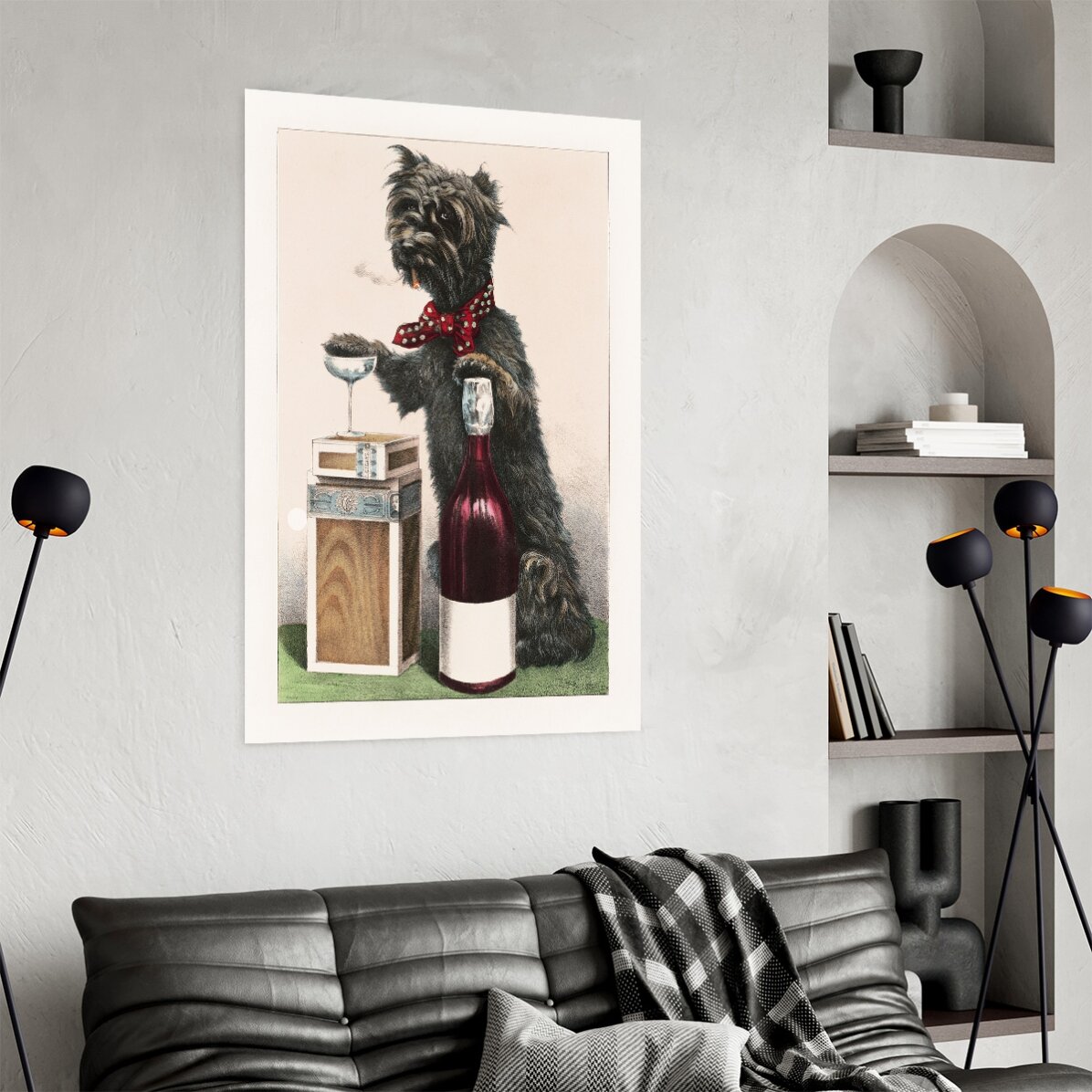 Poster „Fröhlicher Welpe“
