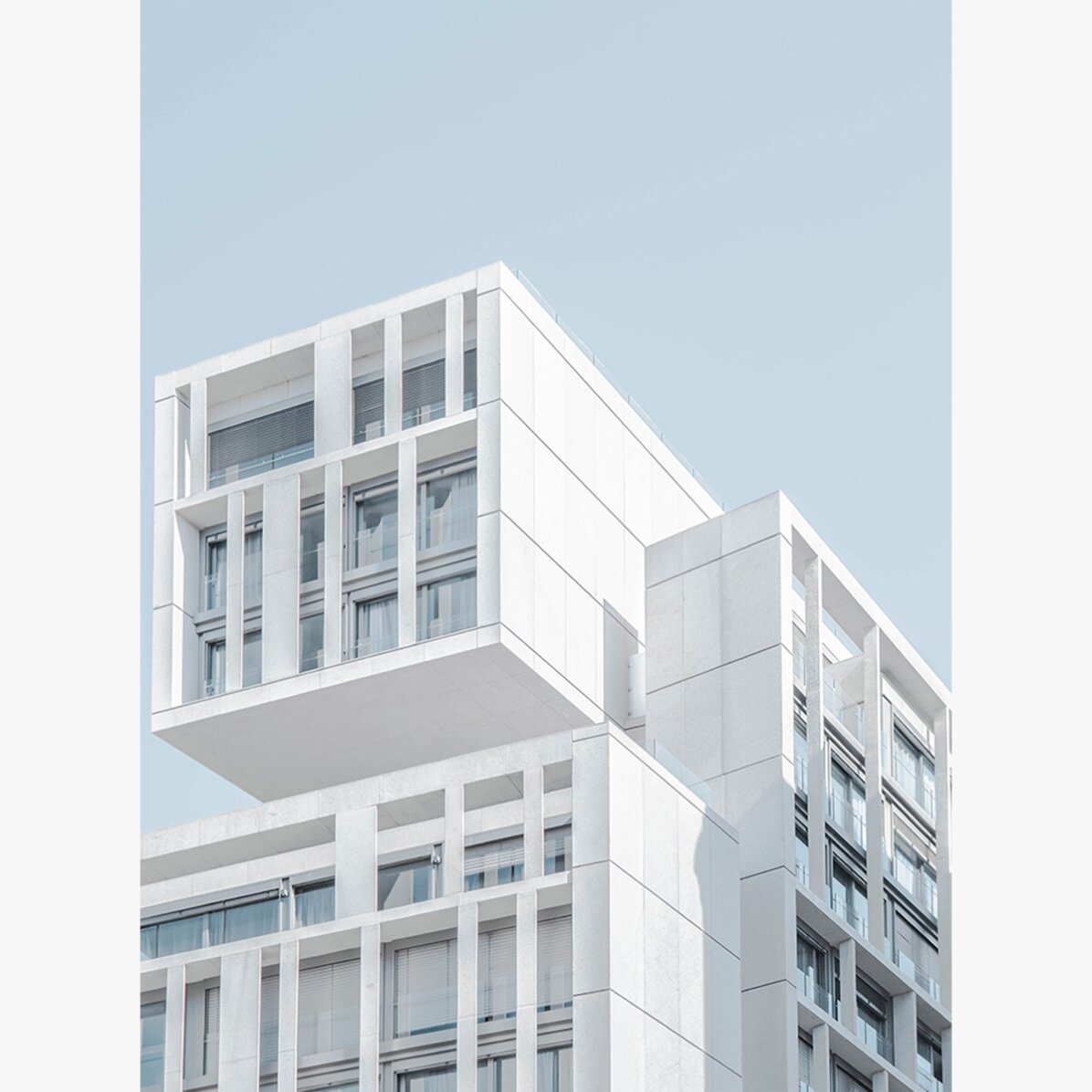 Poster „Gebäude in Madrid“
