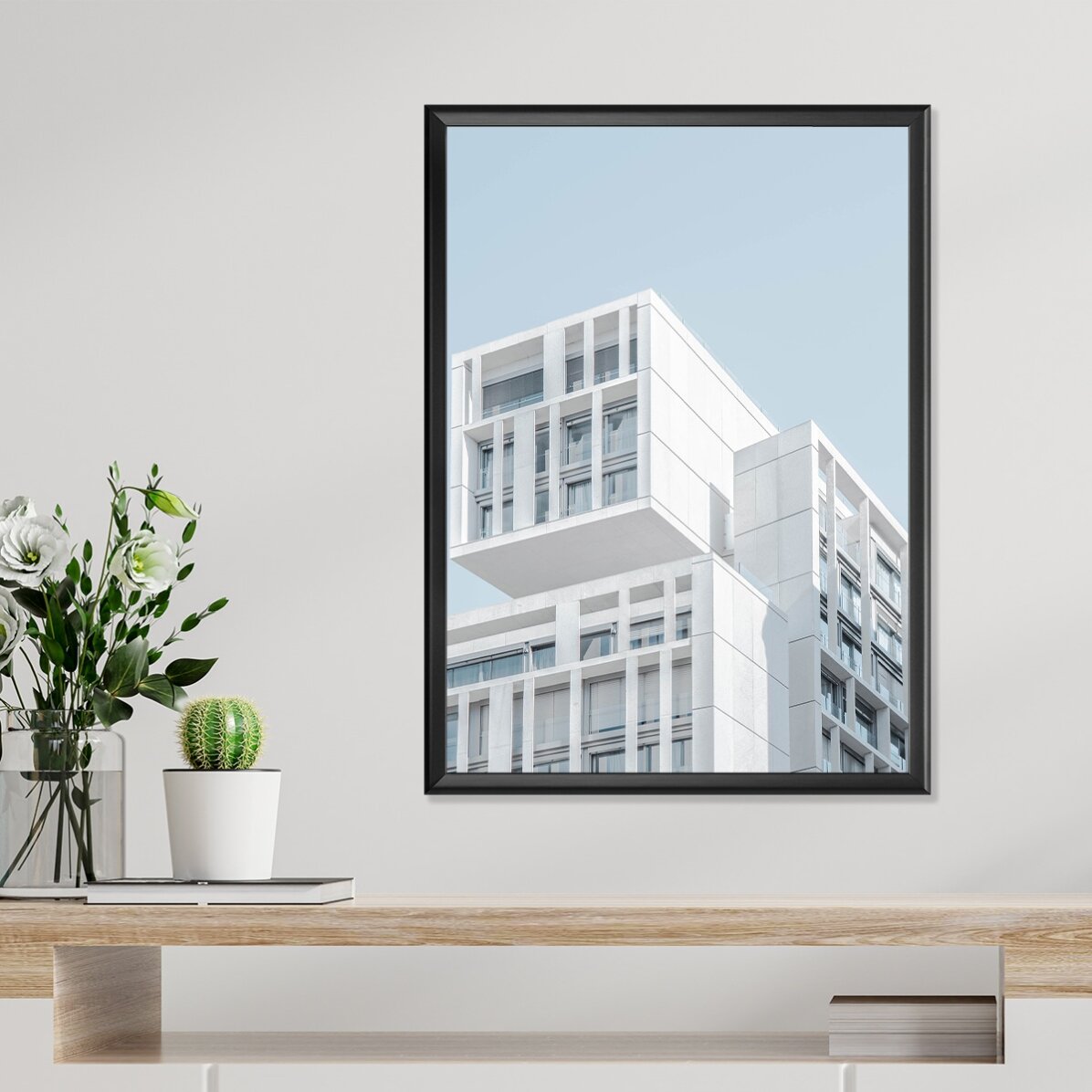 Poster „Gebäude in Madrid“