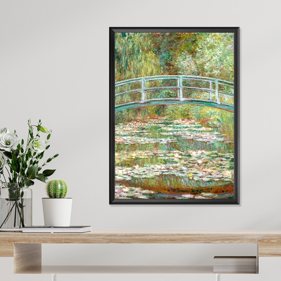 Poster von Claude Monet, „Die Brücke über einen Seerosenteich“, 1899