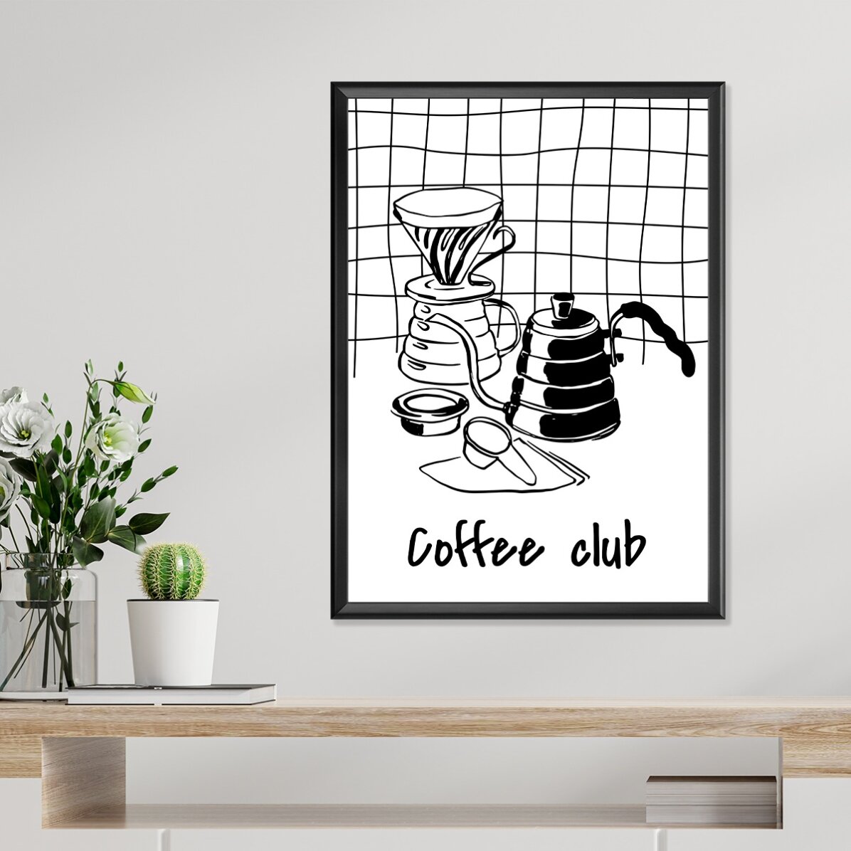 Poster „Coffee Club“