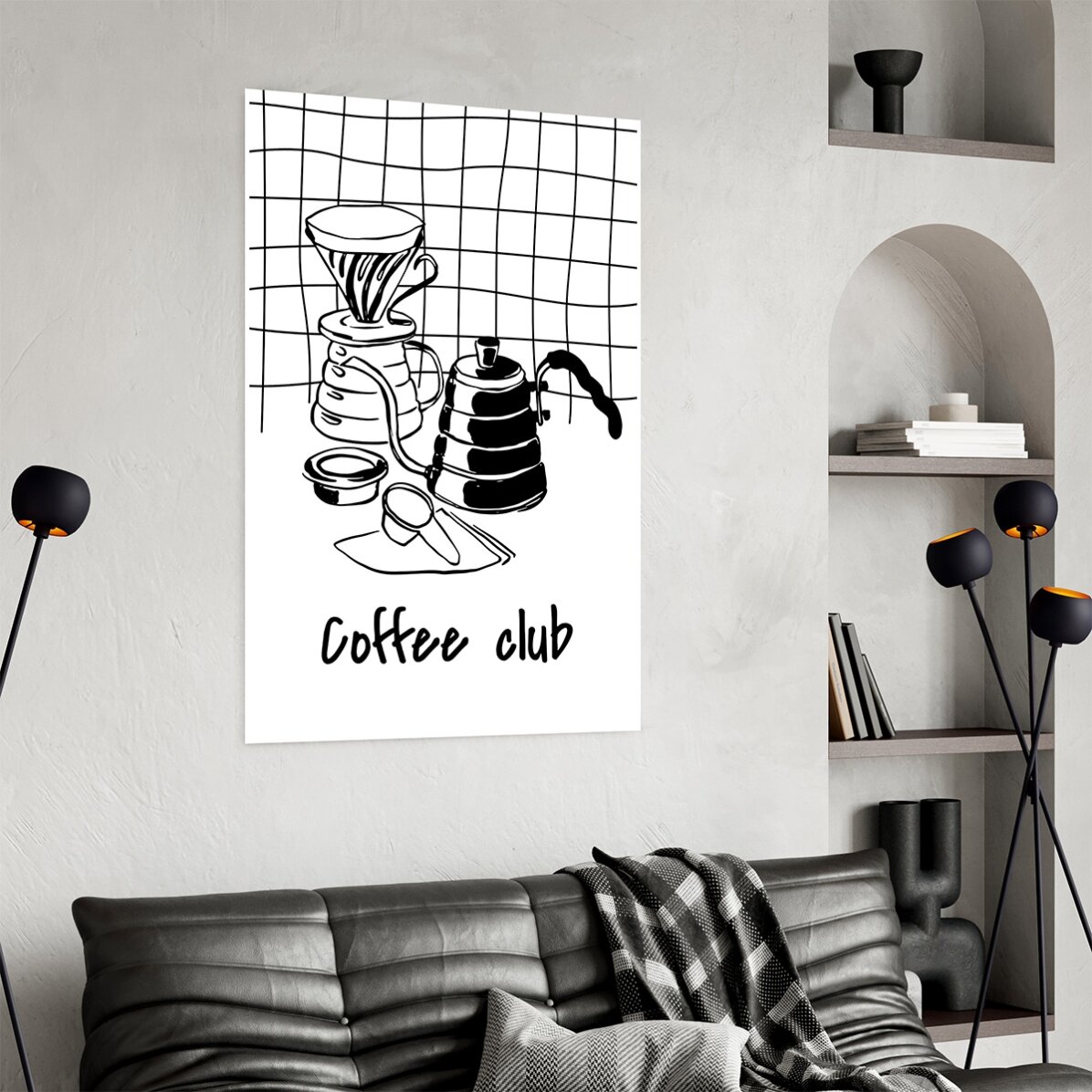 Poster „Coffee Club“