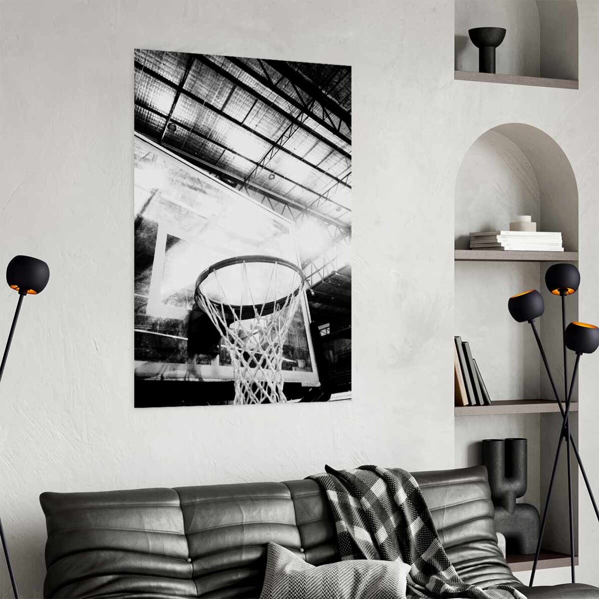 Poster „Basketballkorb“